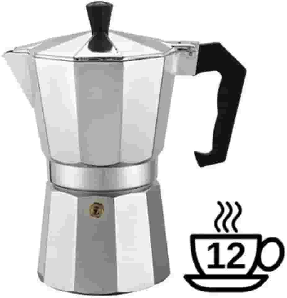 Cafeteira Italiana Moka Alumínio 600ml 12 Xícaras Café Expresso
