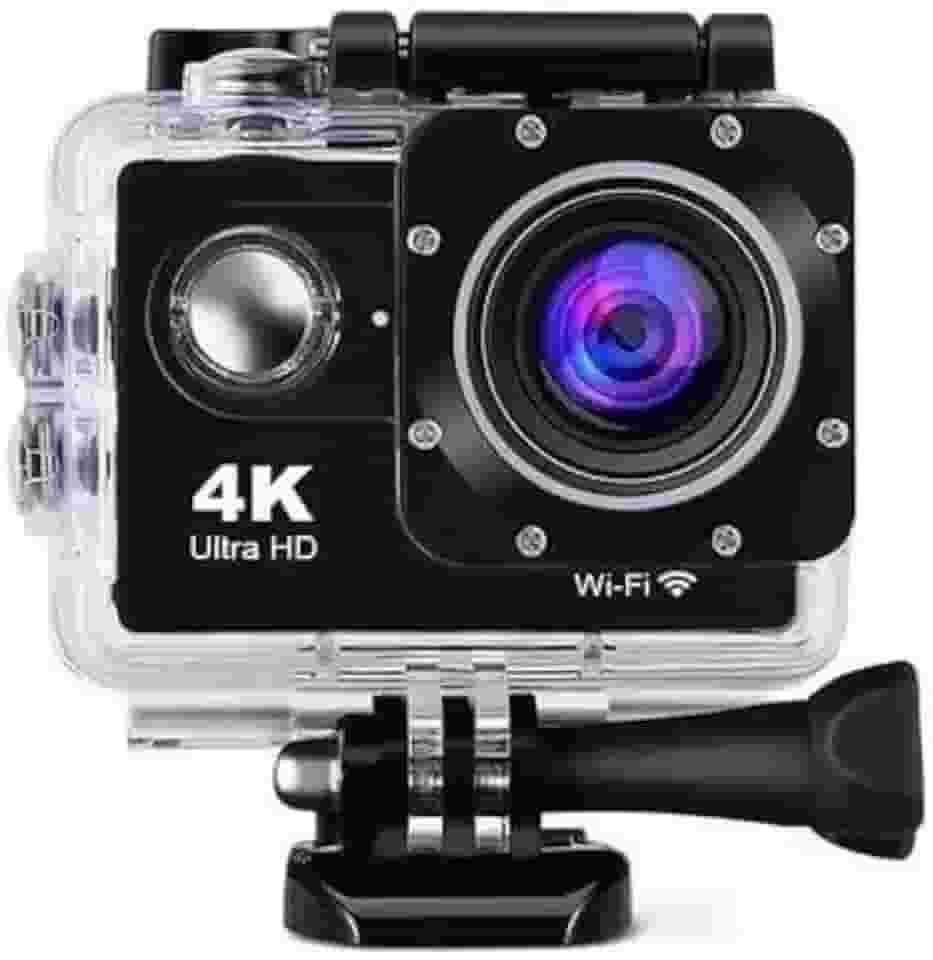 Camera Filmadora Wifi 4k Ultra Hd 16 mp A Prova D agua Acessorios Foto Video (RC439)