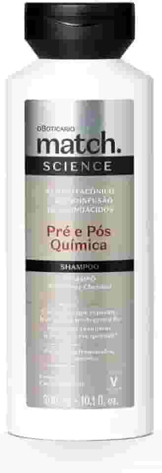 O BOTICARIO MATCH SCIENCE SHAMPOO PRÉ E PÓS QUÍMICA 300ml