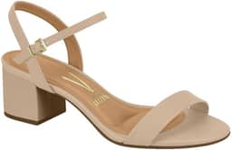 Sandália Feminina Salto Quadrado Glitter Ouro 34 Rosado 6291.900