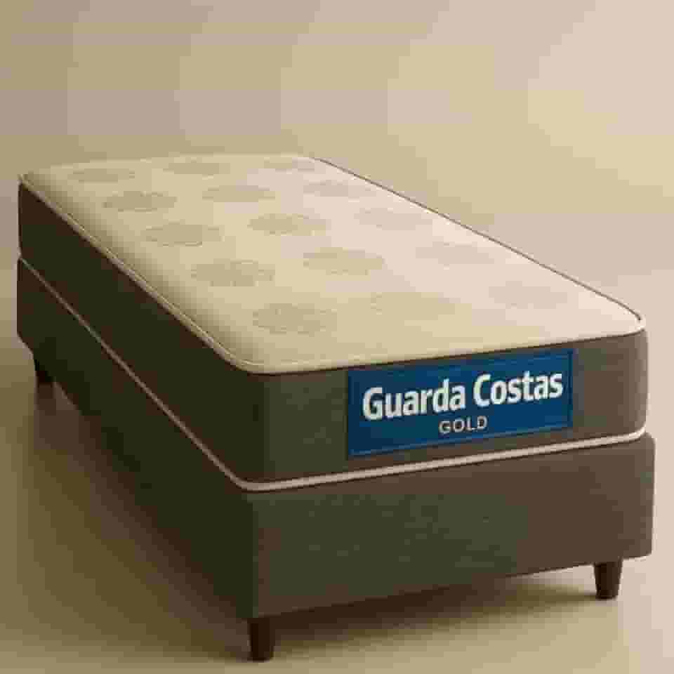 Colchão Solteiro Guarda Costas Gold Espuma D20 78x188x12 cm - JM3 Moveís