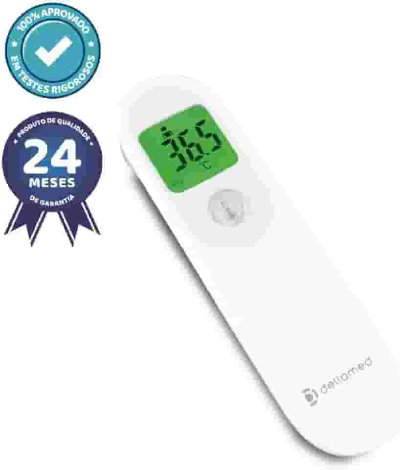 Termômetro Infravermelho Dellamed 3 em 1 com Sensor Termico