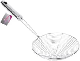 ESCUMADEIRA P/FRITURA ACO INOX Ø 17 X 38CM - CM48