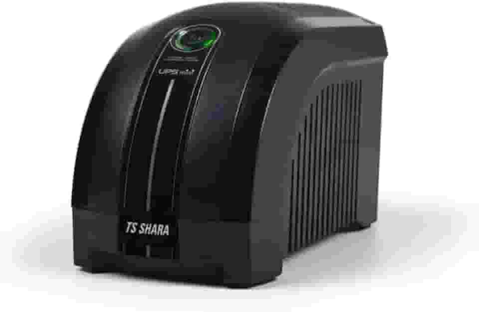 Nobreak Ups Mini 600VA Monovolt, TS Shara, 48580-8-1, TS Shara, UPS MINI 4004, PretoPequeno