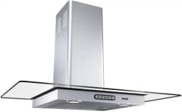 COIFA DE PAREDE Fogatti VIDRO RETO DUTO SLIM 80CM 220V INOX