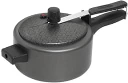 Panela de Pressão Pequena Antiaderente de 2 Litros Pressionella Mini, Grafite, Ramos