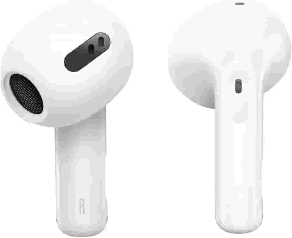 Fone De Ouvido Sem Fio Bluetooth 5.4 Compatível Com Todo Celular Cancelamento Ruído Bateria 16 Horas de Uso Microfone - Unico Que Conecta Case e Fones Com Celular Controle Touch - Linha A'Gold