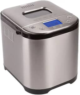 CULINARY CHEF Máquina de fazer pão com tigela antiaderente, gancho de pão, copo medidor e colher. 15 em 1, pão sem glúten, bolo e iogurte, 3 opções de cores de crosta e muito mais.t3 tamanhos de pão.