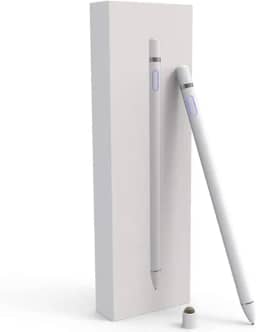 Caneta Stylus compatível com iPad, caneta stylus compatível com iPad 2/3/4/5/6/7/8/9 Geração Pro 9.7/10.5/11/12.9 Air 1/2/3/4/5 Mini 1/2/3/4/5/6 Desenho Alternativo Smart Stylist para telas sensíveis ao toque