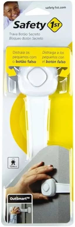 Safety 1st, Trava Botão Secreto, White