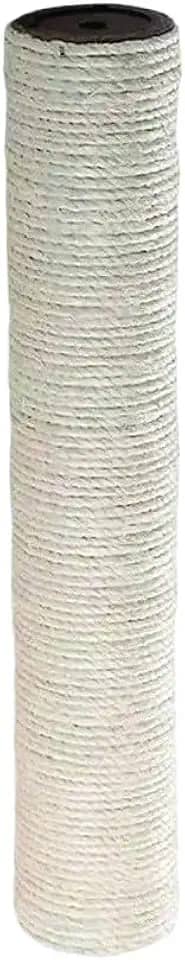 Arranhador de Gato com Poste Sisal e Brinquedos de Bolinha e Pena(Cinza Refil)