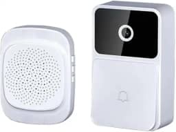 Campainha Inteligente com Vídeo, Visão Noturna e Áudio Bidirecional, Monitoramento em Tempo Real