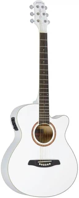 Violão Eletroacústico Aço Berlin BE30C WH Branco Strinberg