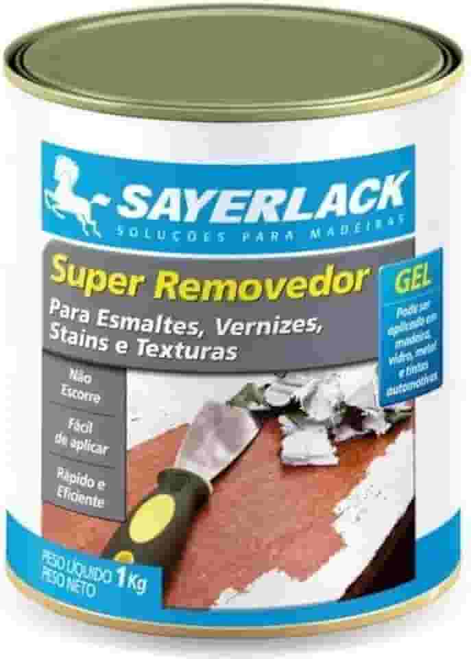 Sayerlack Removedor de Tinta em Gel, 900ml, Branco, para Esmalte e Verniz