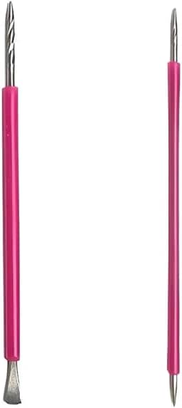 Palito unha + Espátula mista Bastão Cutemax Manicure Podologia