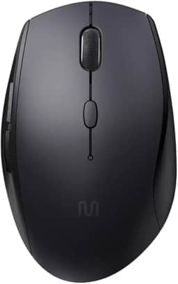 Mouse Sem Fio MS400 DPI Ajustavel 6 Botões e Clique Silencioso Preto Multi - MO381