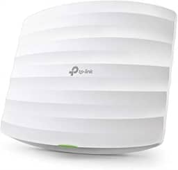 TP-Link EAP225 Omada AC1350 Gigabit Ponto de acesso sem fio Solução WiFi empresarial com suporte de malha, roaming sem costura e MU-MIMO PoE alimentado por SDN integrado acesso à nuvem e aplicativo