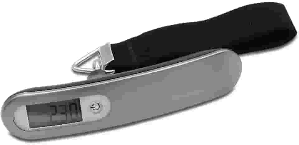 Geonav Balança Digital de mão, capacidade até 50kg, TLBA02, Prata/Preta