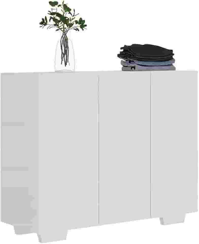 Armário Lavanderia com 3 Portas 90 cm Multimóveis Mp5034 Branco