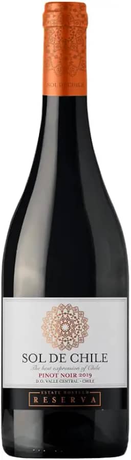 Vinho Fino Tinto Chileno Sol de Chile Reserva Pinot Noir 750ml