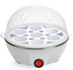 Cozedor de Ovos 220V Elétrico Branco Egg Cooker Panela Elétrica Para Cozinhar Ovos Portátil