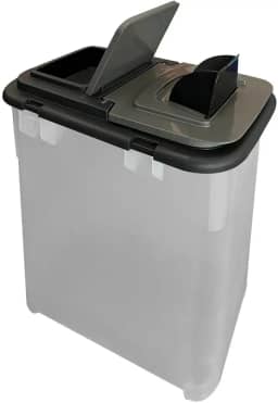 Dispenser Pote Porta Ração Conteiner 35l MecBox