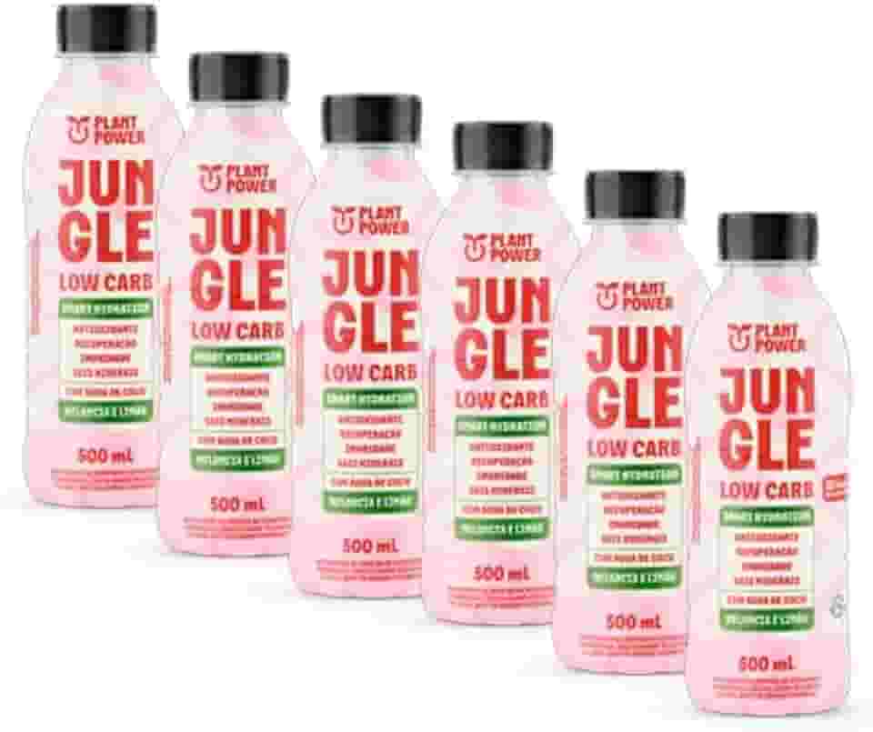 Kit 6X: Bebida Isotônica Low Carb Melancia e Limão Jungle 500ml