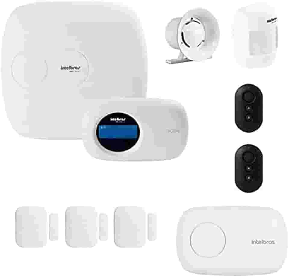 Kit de Alarme Intelbras AMT 2018 E com 04 Sensores Via Aplicativo…