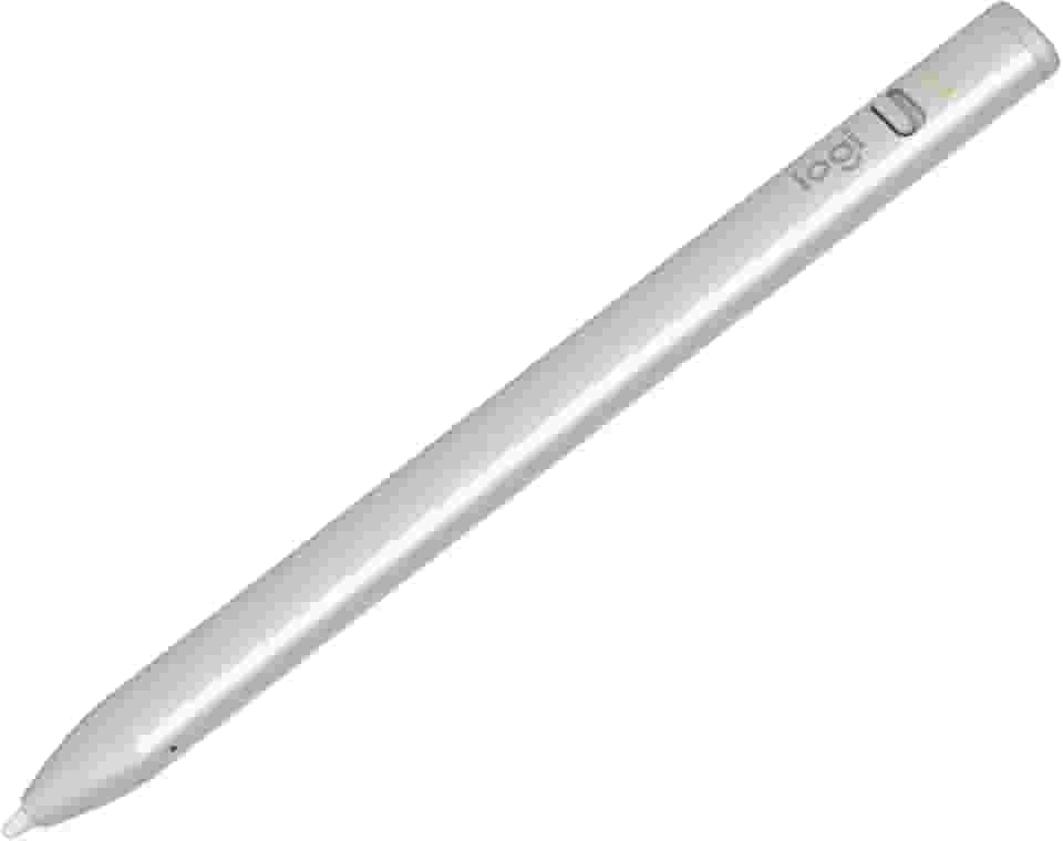 Lápis Digital Logitech Crayon para iPad iOS 12.2 com Tecnologia Apple Pencil, Design Antirrolagem, Precisão de Pixel Sem Atraso, Ponta Inteligente e Conexão USB-C