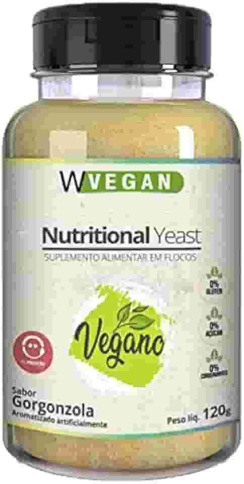 W Vegan Nutritional Yeast Flocos Sabor Gorgonzola 120G