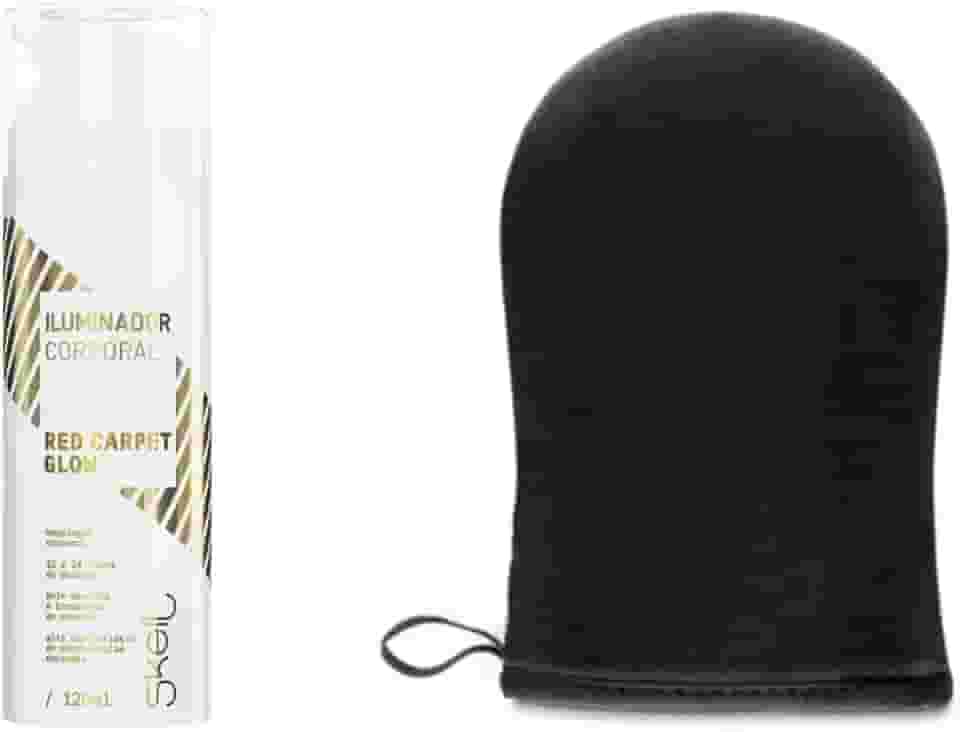Kit Skelt Iluminador Red Carpet Glow 120 ml + Luva