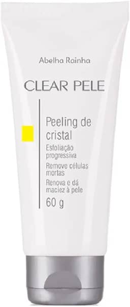 Peeling de Cristal Clear Pele 60g Abelha Rainha