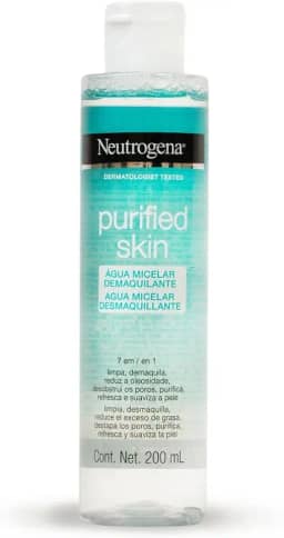 Neutrogena Água Micelar Demaquilante Purified Skin, 200ml