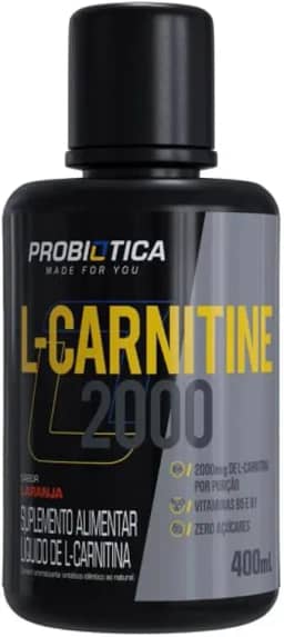Probiótica L-Carnitina 2000 (400 Ml) - Sabor Laranja