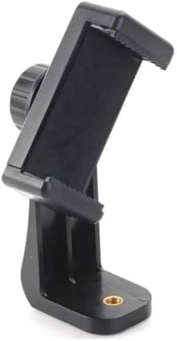 Suporte Adaptador Garra Celular Giratório Gira na Vertical e Horizontal Prender em Tripé Clipe