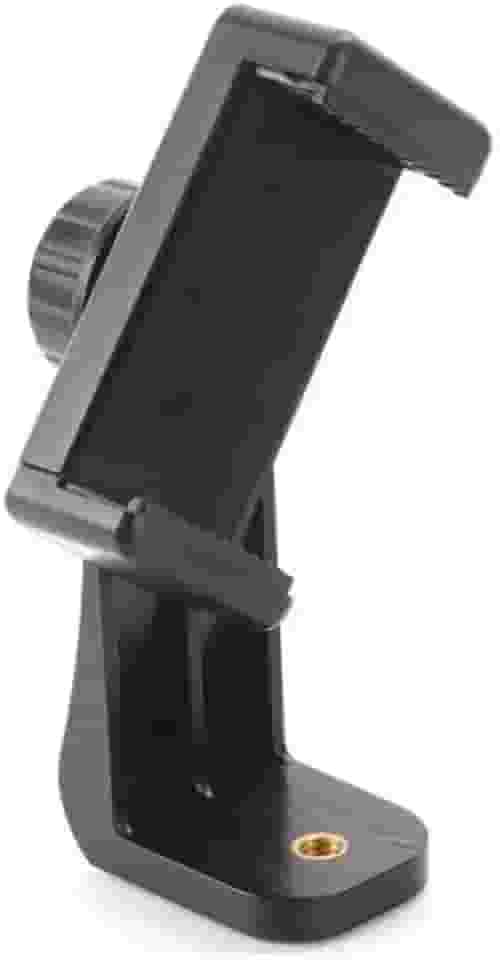 Suporte Adaptador Garra Celular Giratório Gira na Vertical e Horizontal Prender em Tripé Clipe