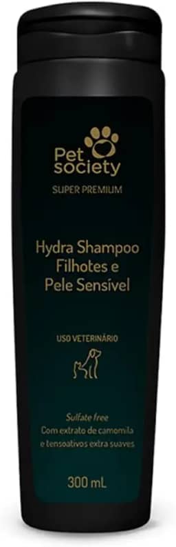 Pet Society Shampoo Filhotes e Pele Sensível 300ml Pet Society para Cães