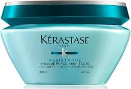 Kérastase Máscara Resistance Masque Force Architecte, Cabelos danificados ou quebradiços, Reconstrução, Vita-ciment, Sève de Réssurrection, 200 g