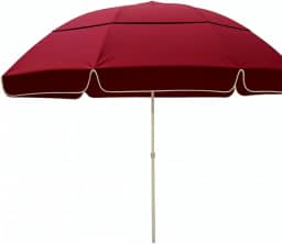 Guarda Sol Gigante Mor 2,40m para Praia Grande e Piscina, Sombrinha de Praia com Proteção UV e Vento, Guarda Sol Respirável Verão