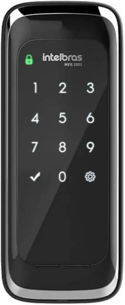 Fechadura Inteligente de Sobrepor MFR 1001 Preto Intelbras