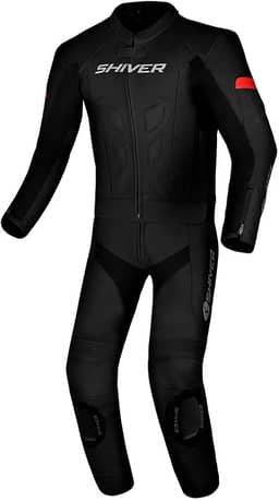 Macacão Moto Speed 2 Couro Calça E Jaqueta Motoqueiro Shiver