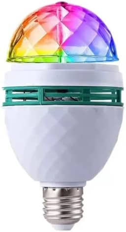Lâmpada Led Globo Colorida Rotativa Giratória Festa Boate + Soquete PREMIUM, GOLLATE(ILU.20645)