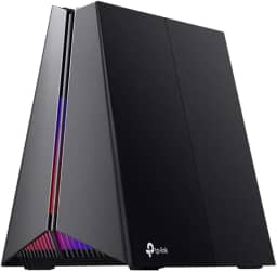 TP-Link Roteador para jogos BE9300 Tri-Band Wi-Fi 7, até 9,3 Gbps, duas portas 5G, portas 3 x 2,5 G, banda de 6 GHz, aceleração de jogos, segurança HomeShield, jogos e streaming, casa inteligente,