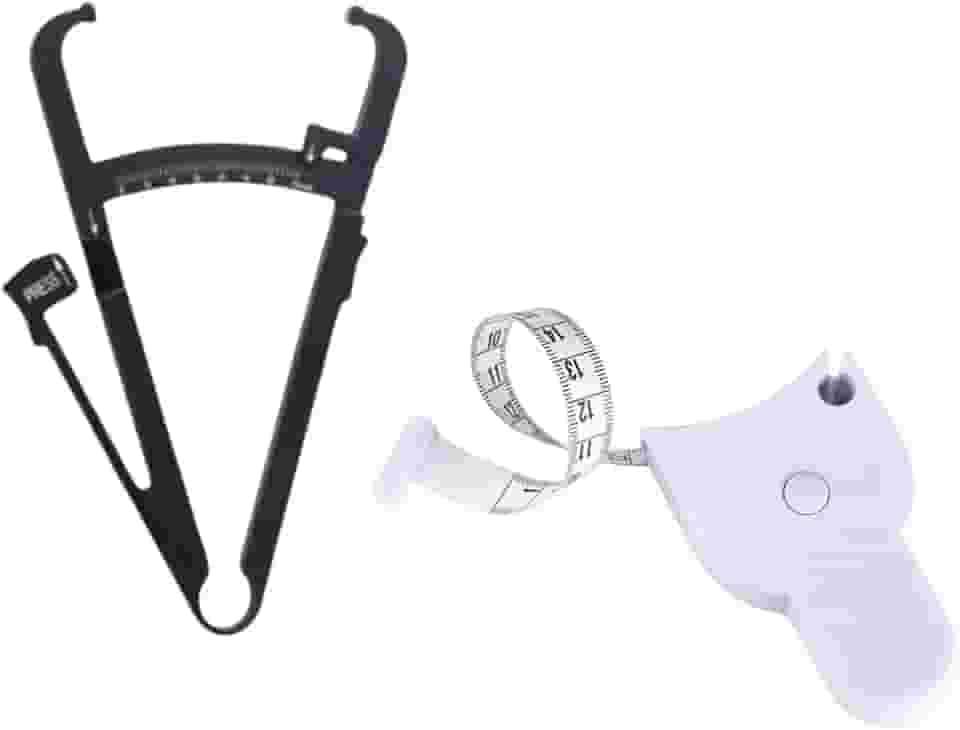 Kit Fita Métrica Corporal Medida E Adipômetro Clínico Analógico Plicômetro Imc Para Avaliação Física