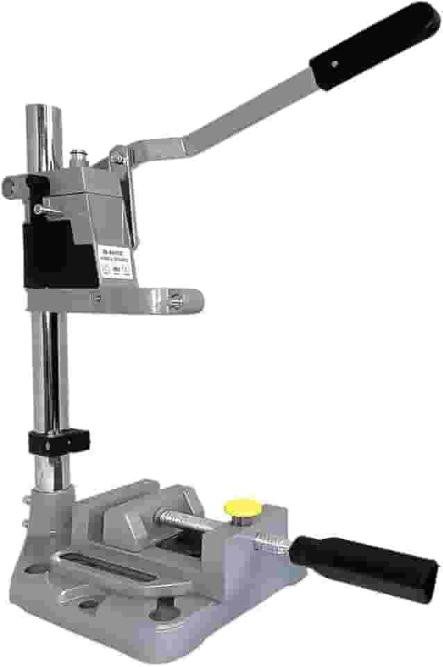 Suporte para Furadeira de Bancada Ajustável c/Morsa | Transforma Furadeira Manual 1/2" 3/8" em Coluna