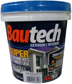 Tinta Acrílica Bautech Zero Bolor 3,6l Fosco Antimofo Bautech