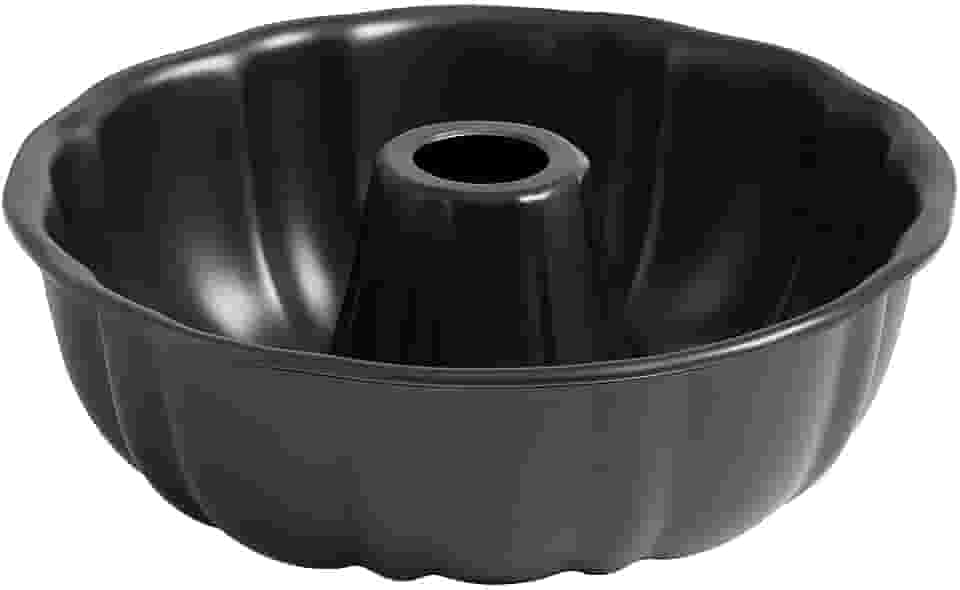 Forma Assadeira Redonda com Furo Central 24cm Antiaderente para Bolo e Pudim Alta Resistência e Fácil de Limpar