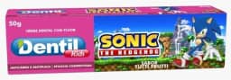 Dentil - Creme Dental Kids Sonic Sabor Tutti Frutti c/Flúor Ativo 50g