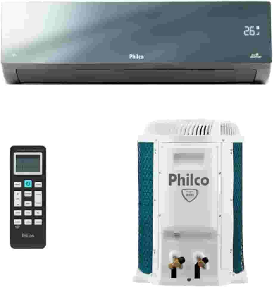 Ar Condicionado Split Inverter Philco Espelhado 12000 Btus Quente e Frio Pac12000iqfm15e 220v