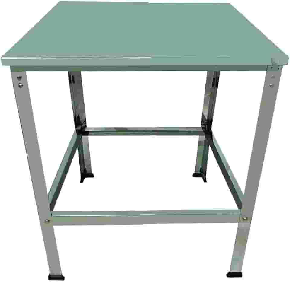 LAURINDOS, Mesa Industrial Inox 70x57x80 Suporte Multiuso Reforçada